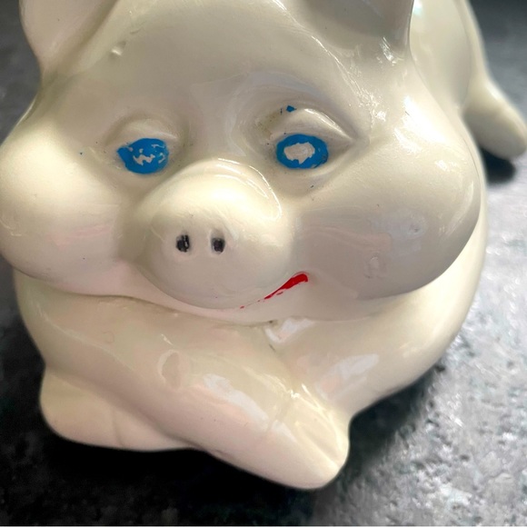 Vintage ceramic piggy bank made by Atlantic Mold - Picture 6 of 11